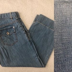 Banana Republic vintage linen wash Crop jeans